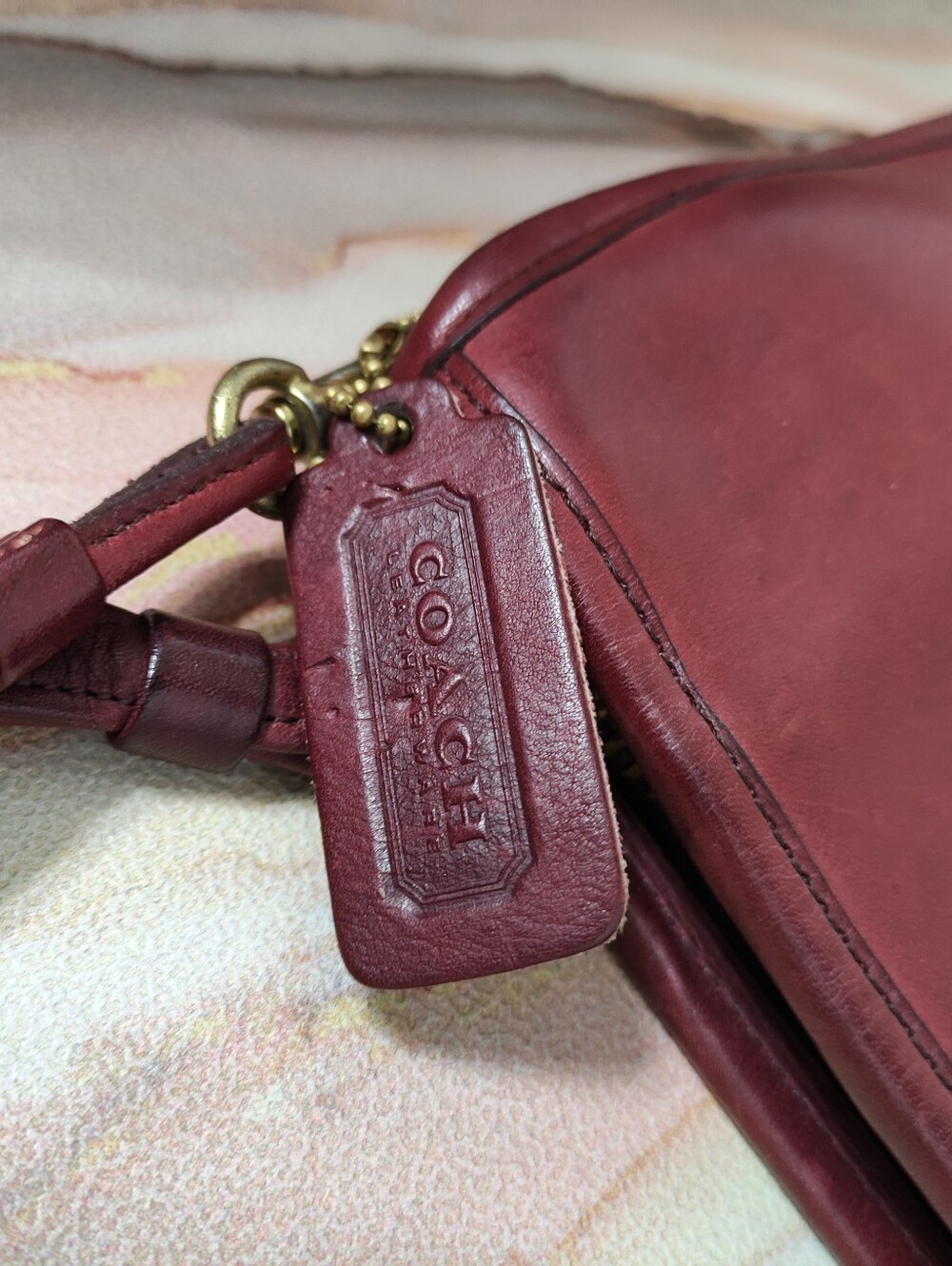 Vintage Coach 9455 Zippered Clutch Made in NYC - Picture 11 of 15